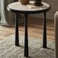 Four Hands Billings End Table in Fossil Marble, , large