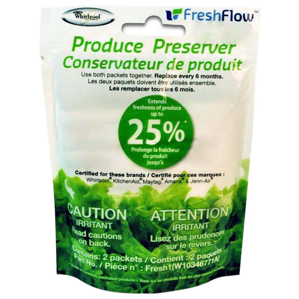 Whirlpool EveryDrop Water Filter 4 and Produce Preserver Refill for Refrigerator, , large