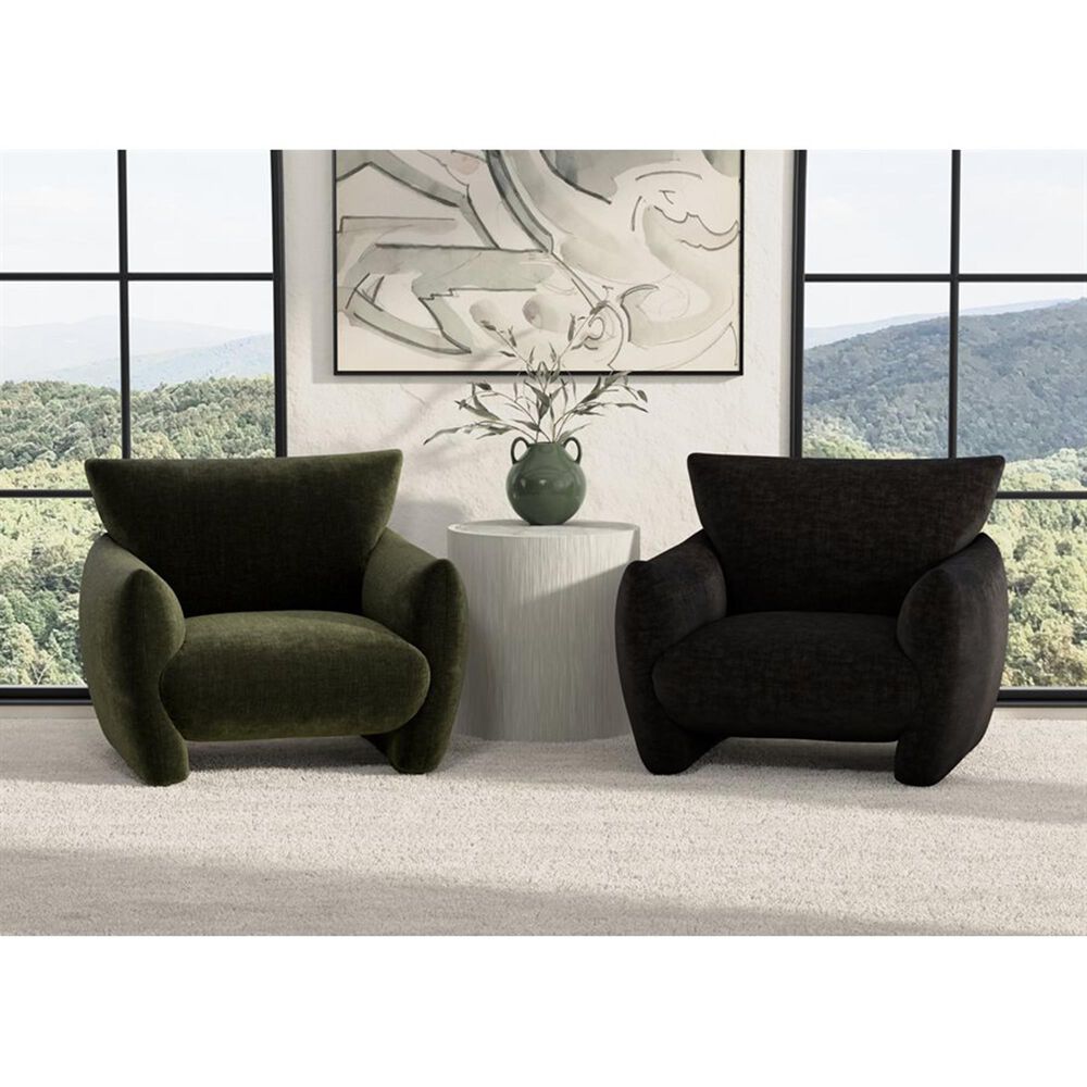 Golden Wave Furniture Atlas Accent Chair in Green, , large