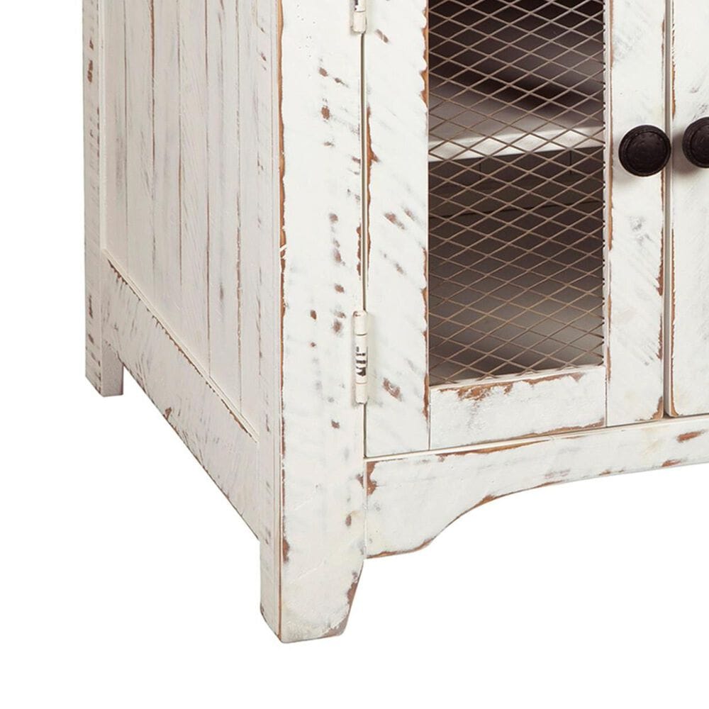 Ashley Wystfield End Table in Vintage White and Warm Brown, , large