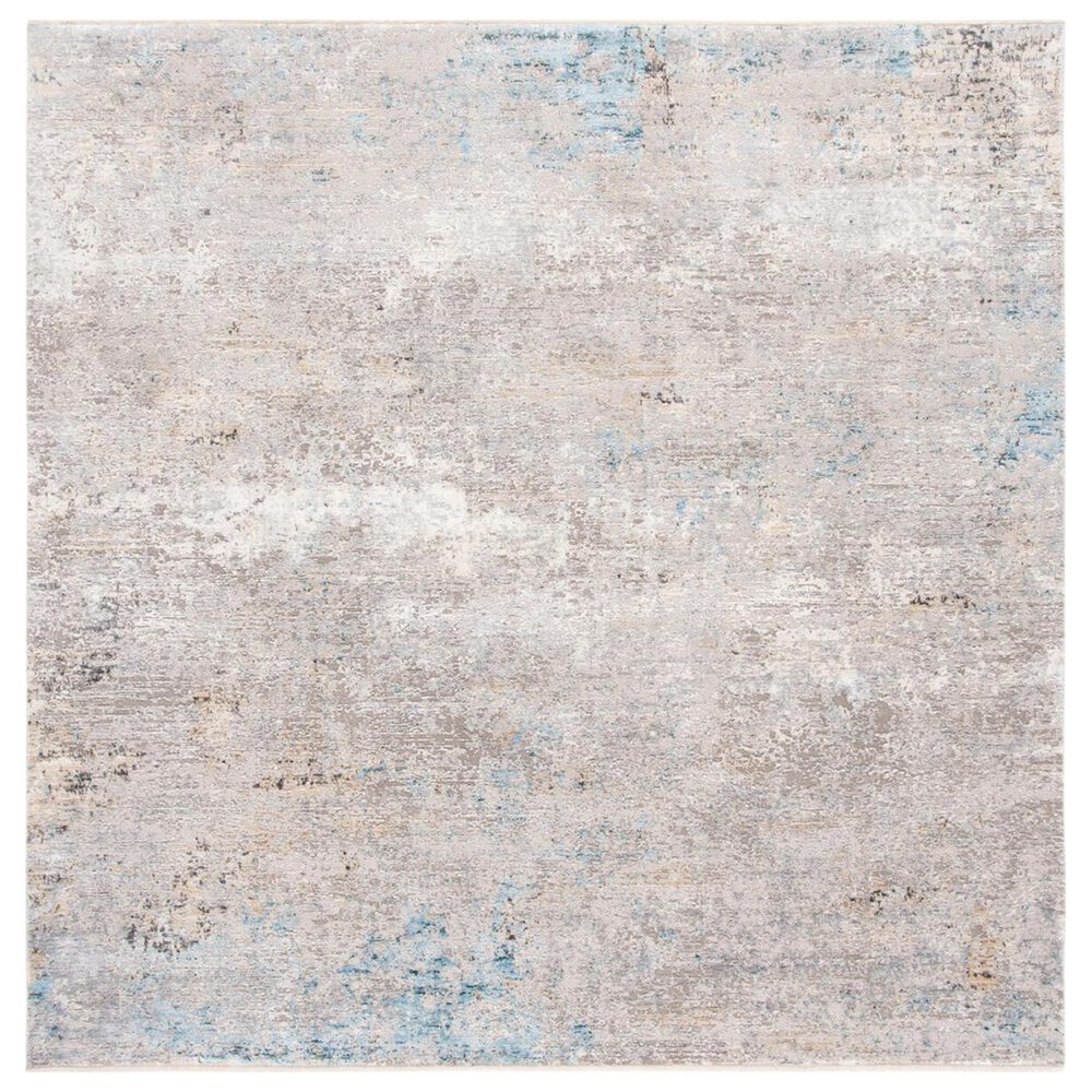 Safavieh Dream DRM415G 6"7" Square Grey and Multicolor Area Rug, , large