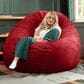 Jaxx 6" Cocoon Large Bean Bag Chair in Cinnabar, , large