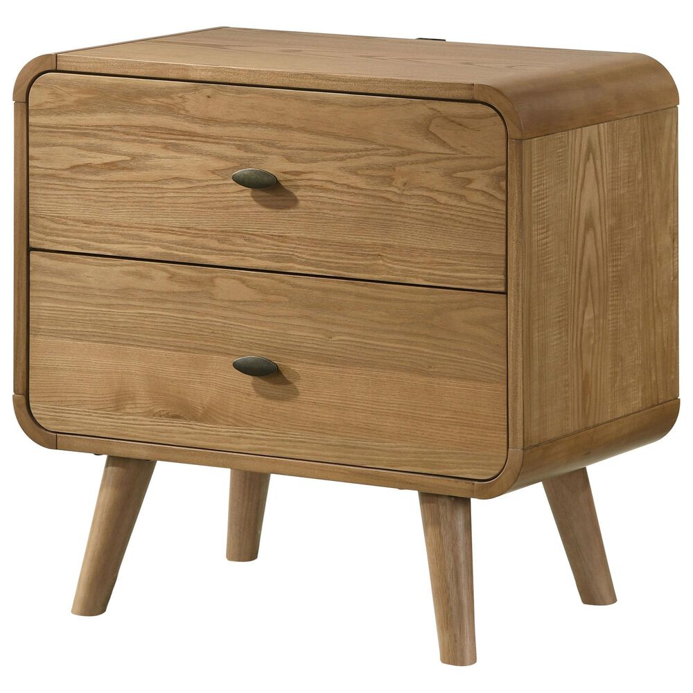 Pacific Landing Robyn 2 Drawer Nightstand in Light Ash, , large
