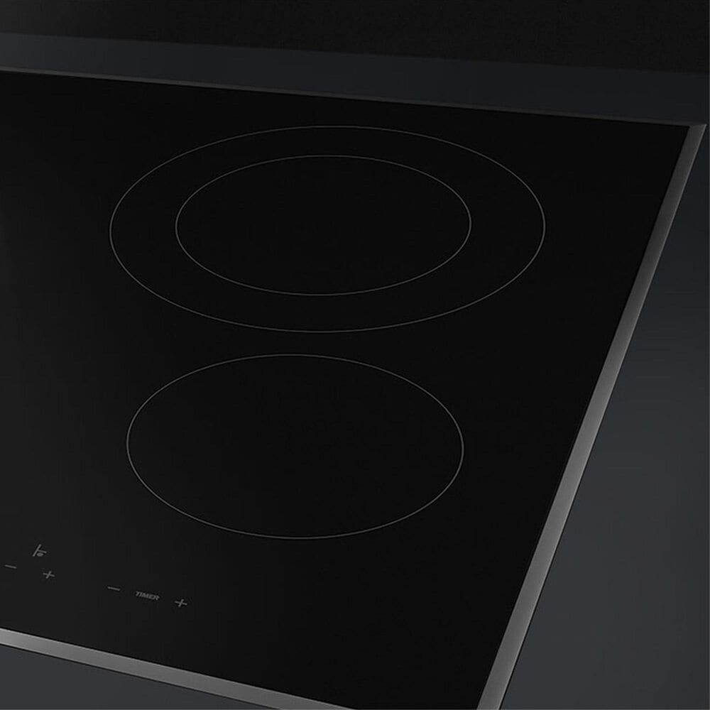 SMEG 24" Ceramic Electric Cooktop in Black, , large