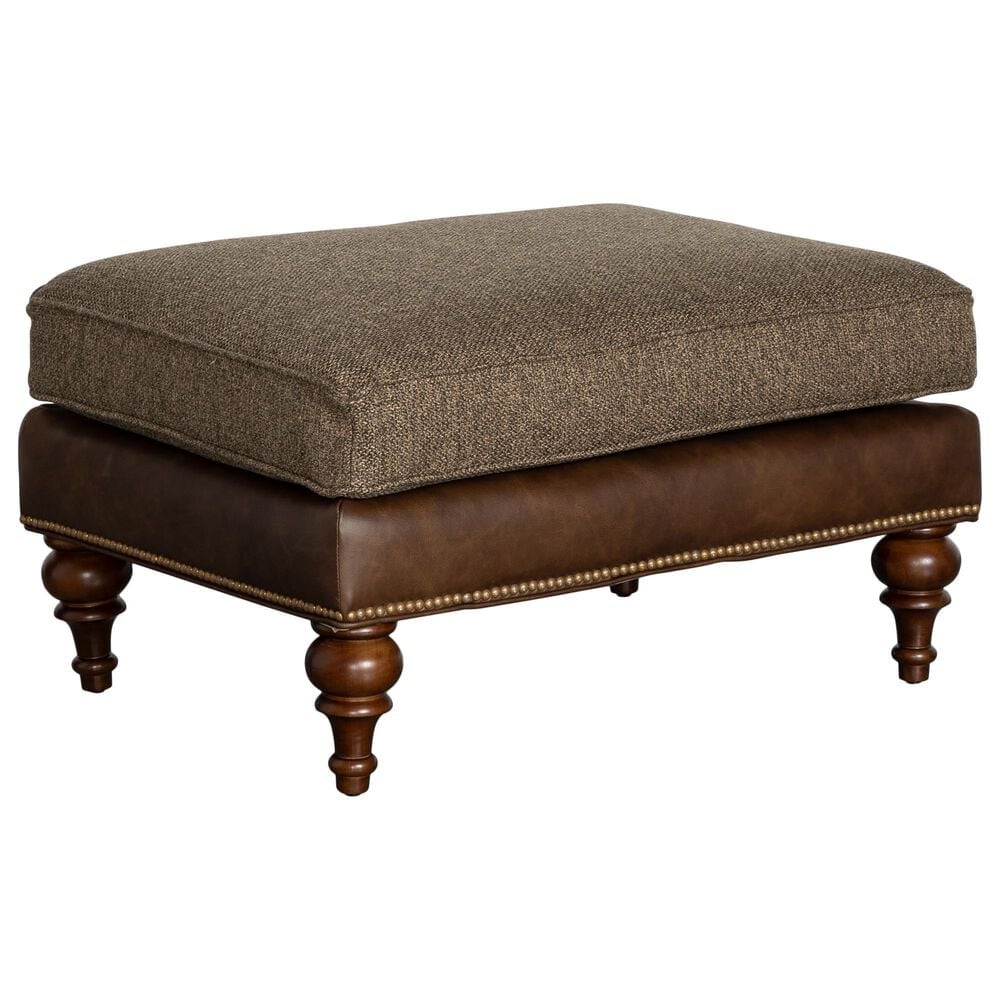 Craftmaster Furniture Corp Custom Blands Ottoman in Brown, , large