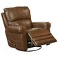 Catnapper Hoffner Swivel Glider Recliner in Chestnut, , large
