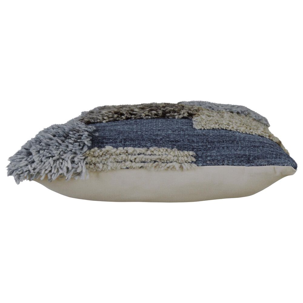 Ashley Gibbend 20&quot; x 20&quot; Throw Pillow in Blue, Gray and White, , large