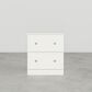 Lemoore Essential 2-Drawer Night Stand in Rockport White, , large