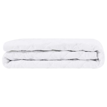 Pem America Truly Calm Silver Cool King Mattress Pad in White, , large