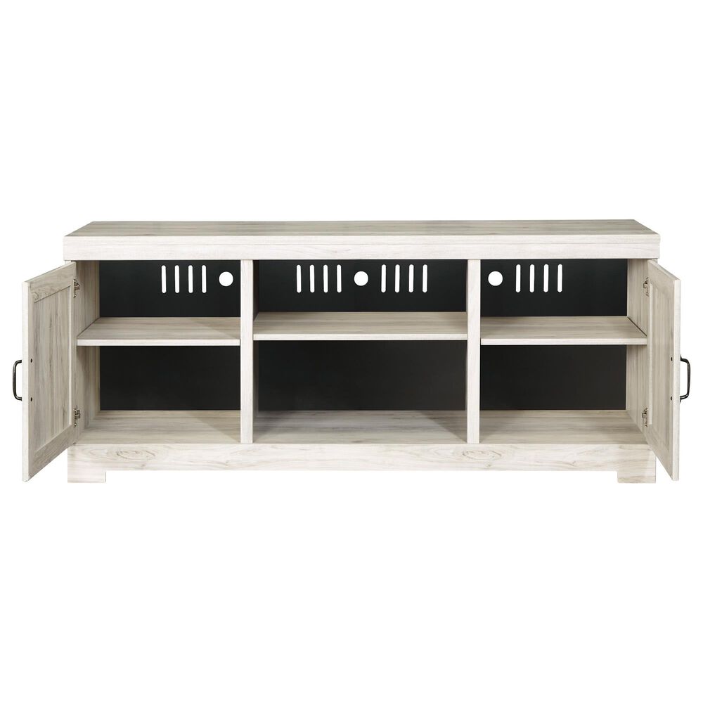 Ashley Bellaby 64&quot; Large TV Stand in Whitewash, , large