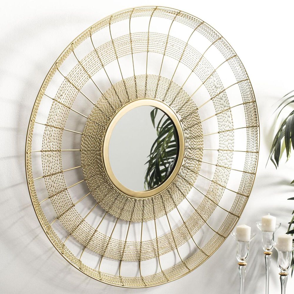Safavieh Acton Mirror in Brass, , large