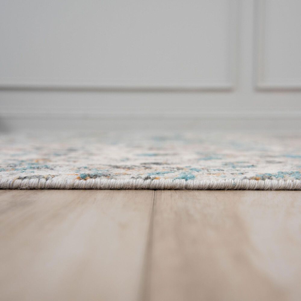 RIZZY Intrigue Ivory 2'6" x 8' Runner, , large