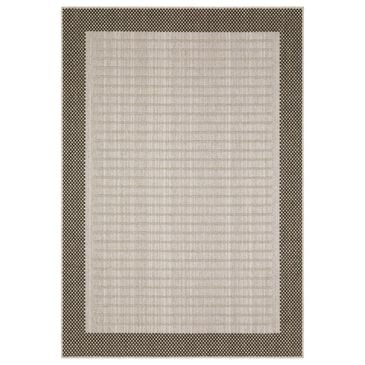 ROW by Oriental Weavers Zarina Striped Beige and Brown 5"3" x 7"3" Indoor/Outdoor Area Rug, , large