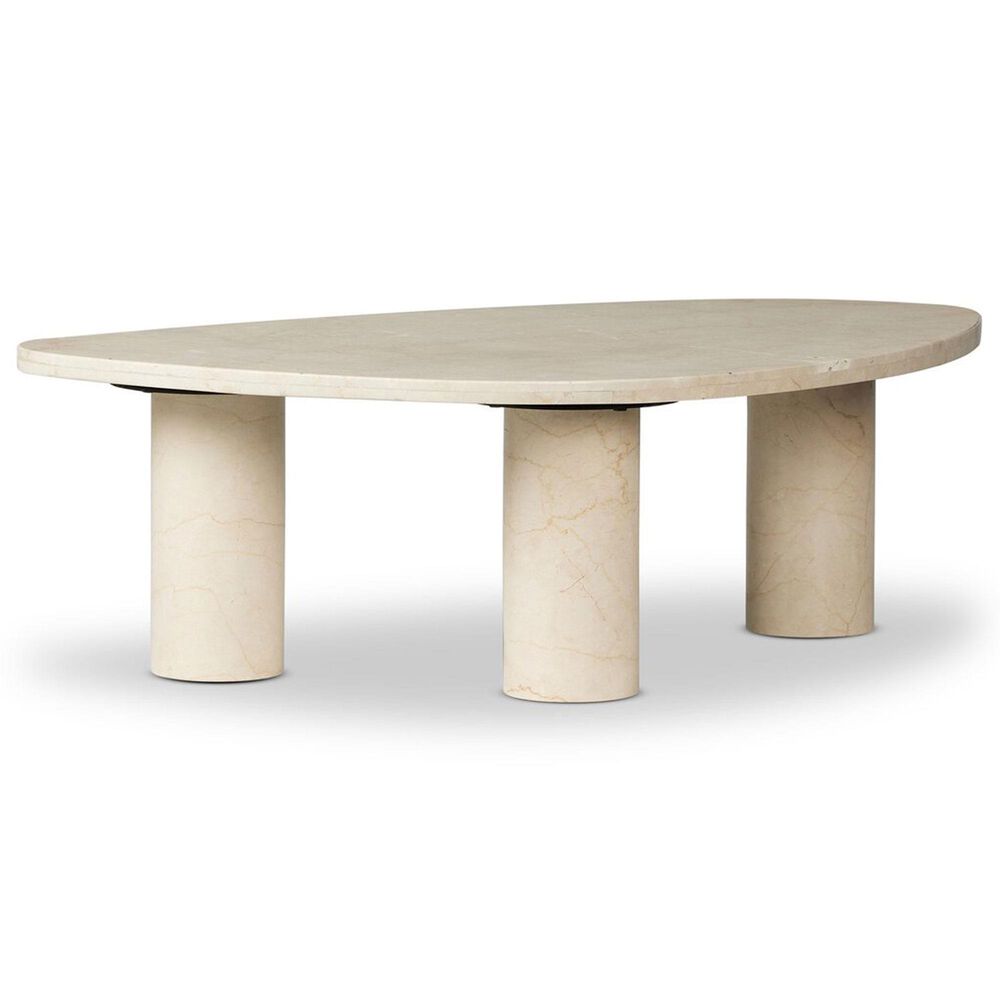 Four Hands Zion Large Coffee Table in Cream, , large