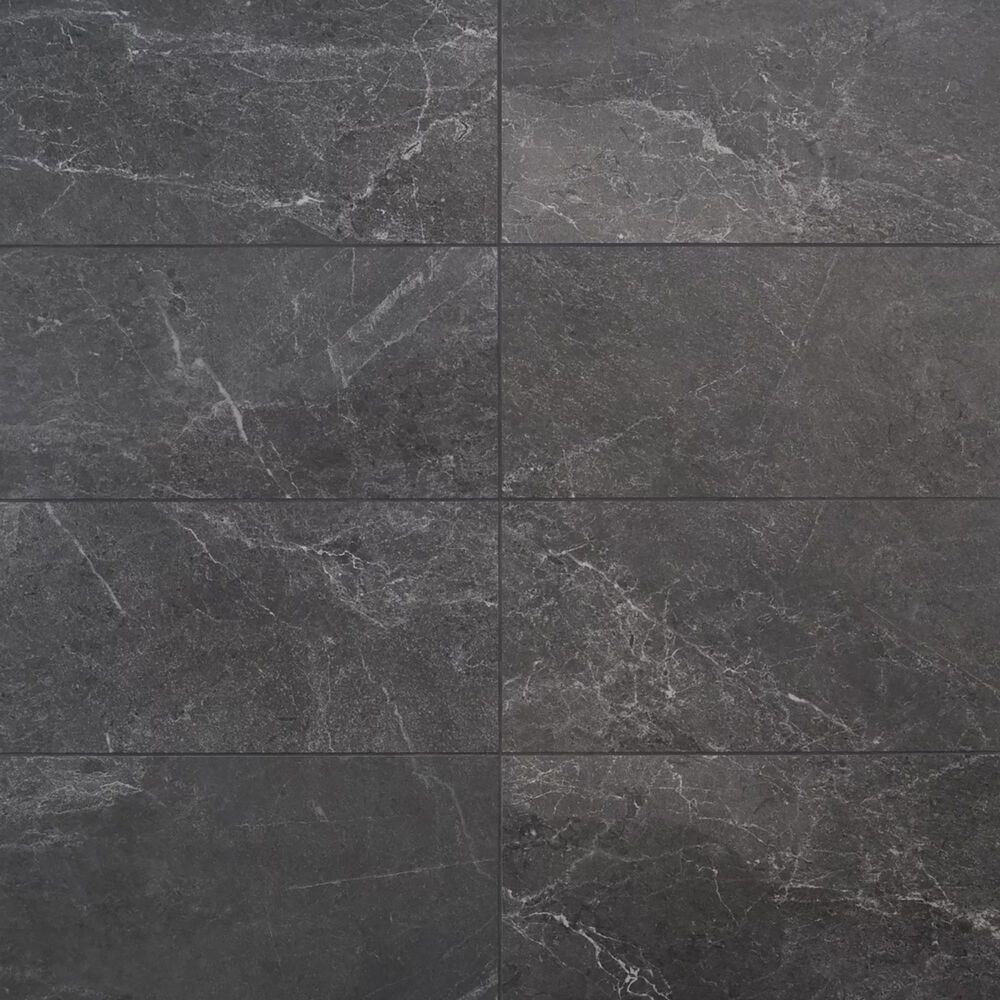 Soho Studio Montech Graphite 12" x 24" Matte Porcelain Tile, , large