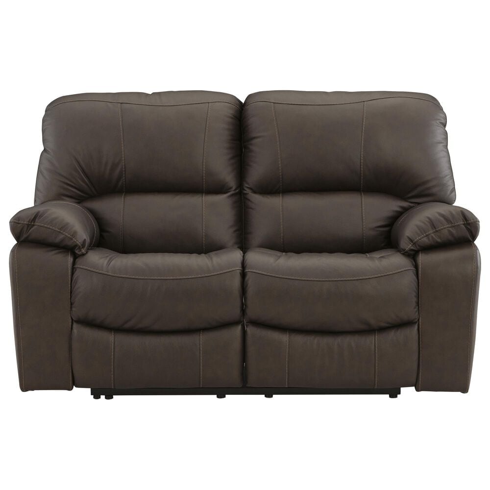 Ashley Leesworth 2-Piece Power Reclining Living Room Set in Dark Brown, , large