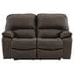 Ashley Leesworth 2-Piece Power Reclining Living Room Set in Dark Brown, , large