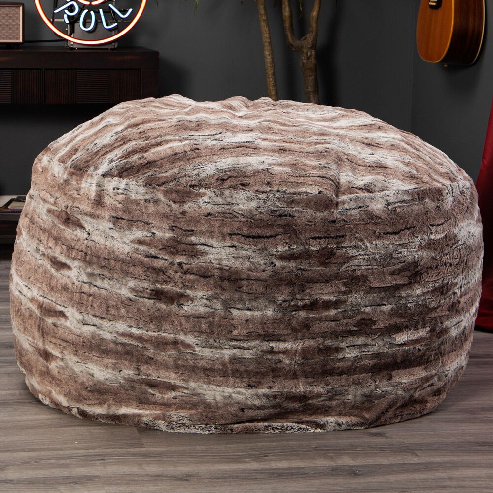Jaxx Sacks Saxx 4' Round Bean Bag in Mountain Fox NFM