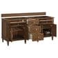 James Martin Vanities Lorelai 72"Double Vanity in Mid-Century Walnut with 3 cm Victorian Silver Quartz Top, , large