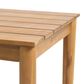 Hearth and Haven 2-piece Outdoor Chaise Lounge Set with Slat Side Table in Cream, , large