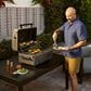 TYTUS Emberwood Portable Charcoal Grill in Gunmetal Gray, , large