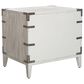 Safavieh Perri 3 Drawer Nightstand in Light Gray, , large