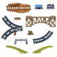 Fisher Price Push Along Track Set Assortment in Multicolor, , large
