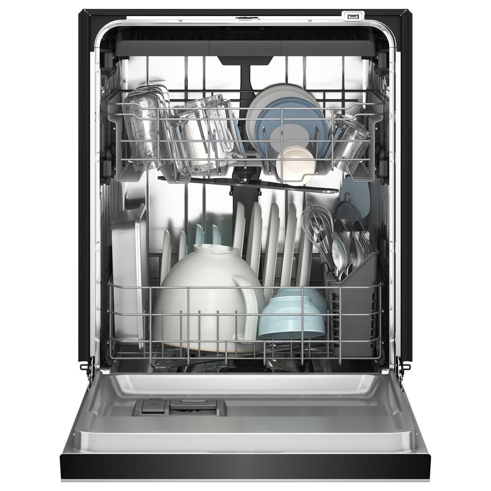 KitchenAid 24&quot; Third Level Utensil Rack Dishwasher with 30+ Total Wash Jets and Pocket Handle in Black, , large