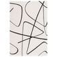 Safavieh Melody MEL120A 8" x 10" Ivory and Black Area Rug, , large