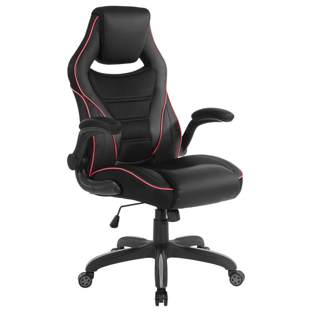 Valor Living Xeno Gaming Chair in Black and Red, , large