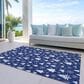 Dalyn Rug Company Wonderland WN23 5" x 7"6" Navy Indoor/Outdoor Area Rug, , large