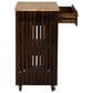 Linden Boulevard Giovanna Kitchen Cart in Brown and Natural, , large