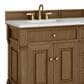 James Martin Vanities Brookfield 72" Double Bathroom Vanity in Honey Oak with 3cm Ethereal Noctis Quartz Top and Rectangular Sinks, , large