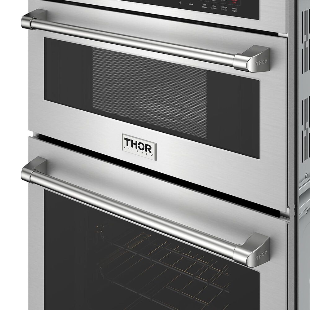 Thor Kitchen 6.7 Cu. Ft. Professional Microwave Combination Wall Oven with Self-Clean in Stainless Steel, , large