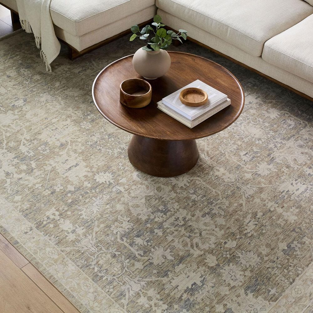 Surya Once Upon a Time Light Brown, Light Gray, Tan, Ivory and Gray 8&#39;10&quot; x 11&#39;10&quot; Area Rug, , large