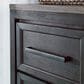 Millenium Foyland 5-Piece King Bedroom Set in Black and Brown, , large