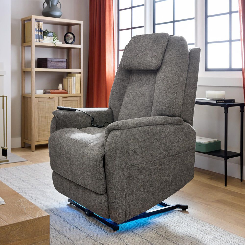 Flexsteel Zecliner Model 3+ Power Lift Recliner in Umber, , large