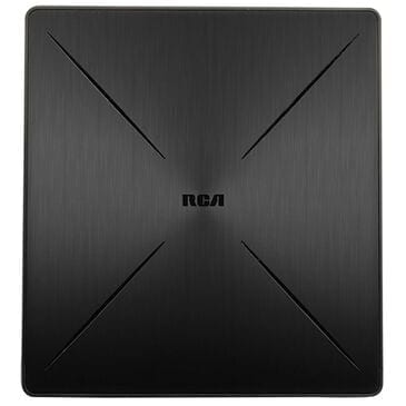 RCA SLIVR Amplified Indoor Flat HDTV Antenna Multi Directional, , large