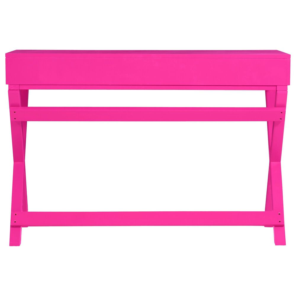 Linon Home Decor Peggy Writing Desk in Raspberry Pink, , large