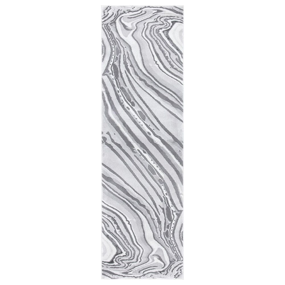 Safavieh Craft CFT843F 2"3" x 8" Light Grey and Grey Runner, , large