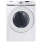 Samsung 7.5 Cu. Ft. Front Load Long Vented Electric Dryer in White, , large