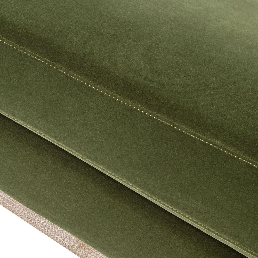 Jennifer Taylor Home Pasadena Stationary Sofa in Olive Green Velvet, , large
