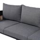 Safavieh Harrison 3-Seater Outdoor Sofa in Grey, , large