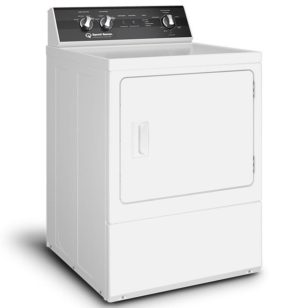 Speed Queen 7.0 Cu. Ft. Front Load Gas Dryer with Steam in White, , large