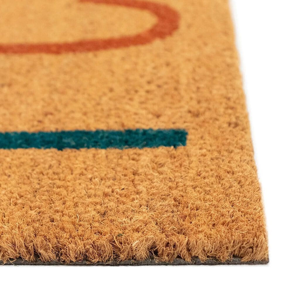 Trans-Ocean Import Natura Peace 2&#39; x 3&#39; Natural Indoor/Outdoor Door Mat, , large