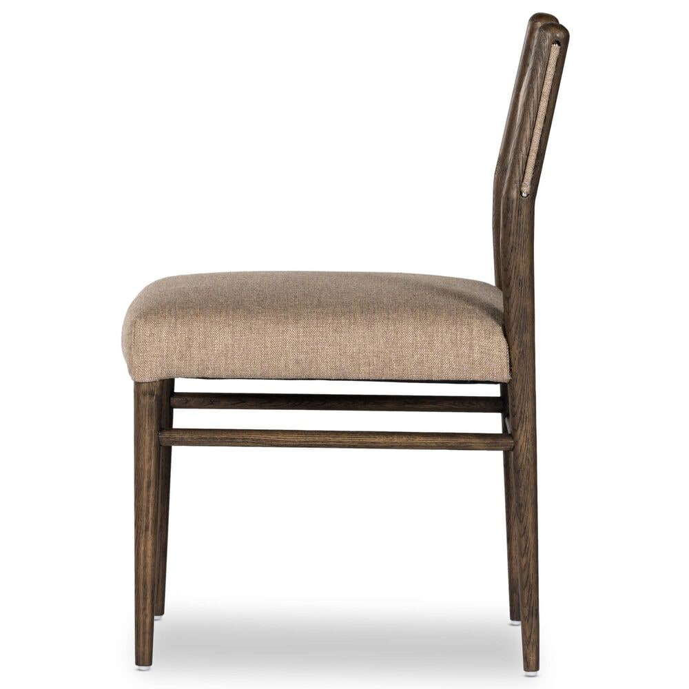 Four Hands Caswell Side Chair in Warm Oak, , large