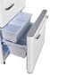 Unique Appliances Classic Retro 18 Cu. Ft Bottom Freezer Refrigerator in Marshmallow White, , large