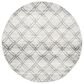 Safavieh Adirondack ADR105P-6R 6" x 6"  Silver/Charcoal Round Rug, , large