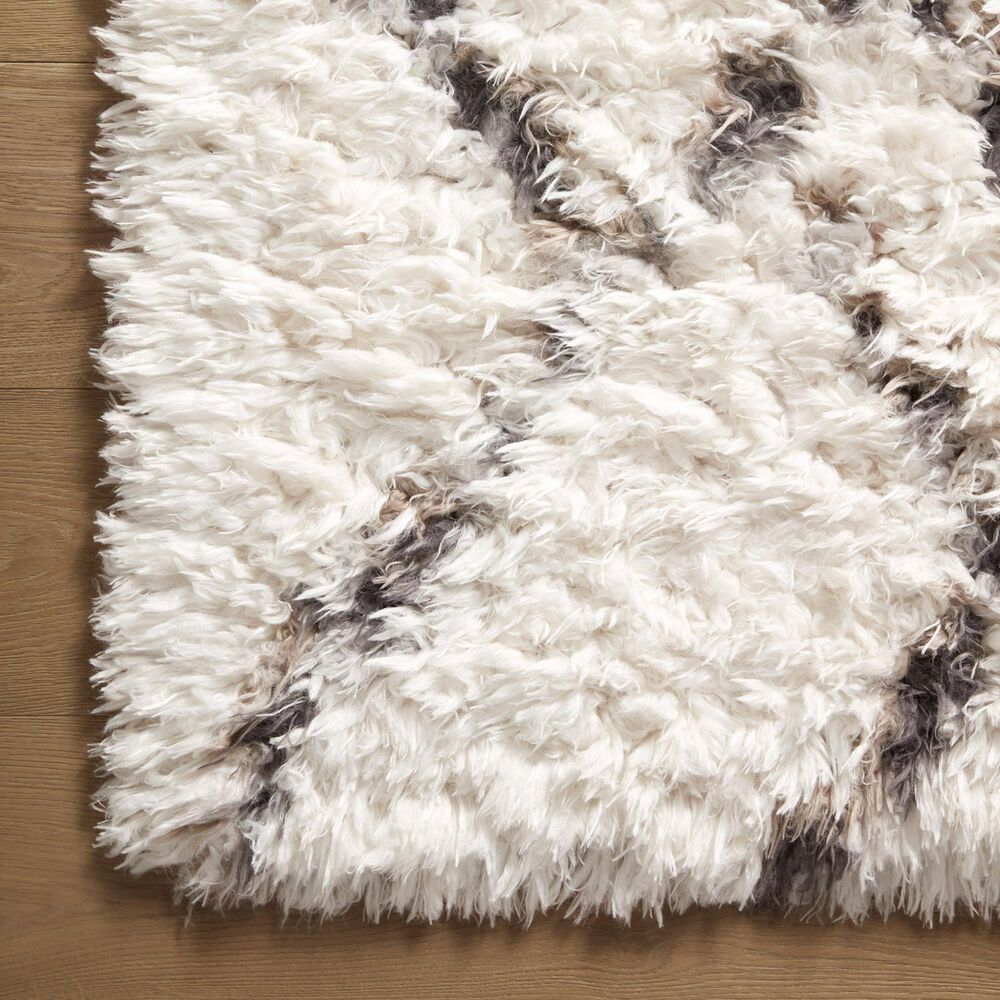 Angela Rose Amira 6&#39;7&quot;&#39; x 9&#39;6&quot; Ivory and Bark Area Rug, , large