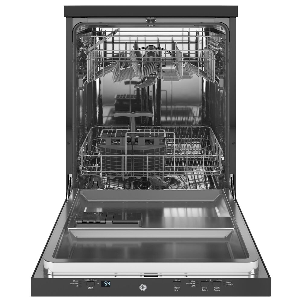 GE Appliances 24&quot; Interior Portable Dishwasher in Black, , large